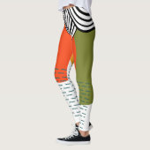 Leggings Moderne abstrait du milieu du siècle (Gauche)