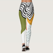 Leggings Moderne Abstraite du milieu du siècle (Dos)