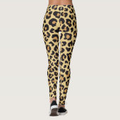 Leggings Moderne Chic Poster de animal léopard Motif (Dos)