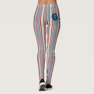 Leggings Moderne Chic rayé