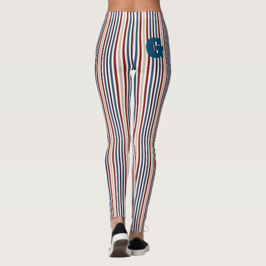Leggings Moderne Chic rayé (Dos)