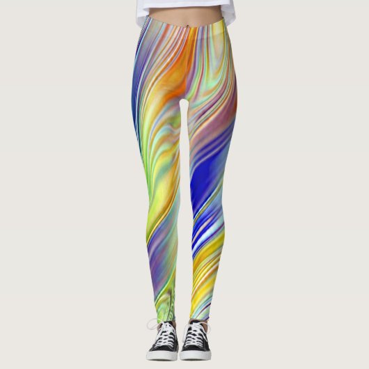 Leggings Moderne classique multicolore "Ratti_Creative_Arts (Devant)