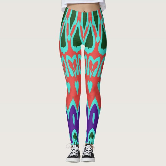 Leggings Moderne classique multicolore "Ratti_Creative_Arts (Devant)