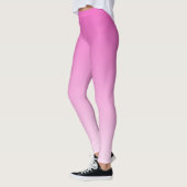 Leggings Moderne Cute Modèle élégante Femme rose Gradient (Gauche)