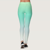 Leggings Moderne Elégant bleu clair bleu turquoise Ombre (Dos)