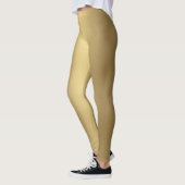 Leggings Moderne Elegant Métallic Ombre Solid Or  (Gauche)