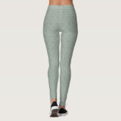 Leggings Moderne Elégant Modèle tendance Pastel Vert couleu (Dos)