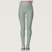 Leggings Moderne Elégant Modèle tendance Pastel Vert couleu (Devant)