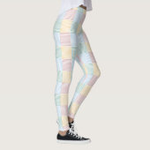 Leggings Moderne Elégant rose Rose bleu vert jaune blanc (Droite)