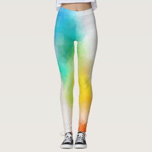 Leggings Moderne élégant tendance coloré rose rouge bleu ve