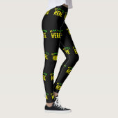 LEGGINGS MODERNE ET MODERNE PERSONNALISABLE NOIR VÉRIFIÉ (Droite)