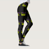 LEGGINGS MODERNE ET MODERNE PERSONNALISABLE NOIR VÉRIFIÉ (Droite)