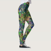 Leggings Moderne Futuriste Flamme brisée Ombre Gradient (Droite)