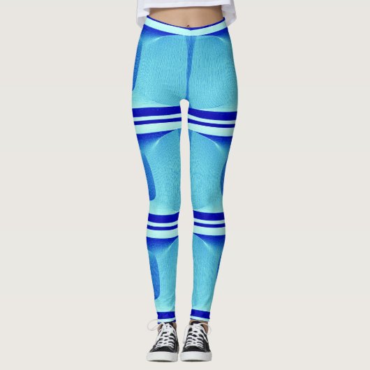 Leggings Moderne multicolore tendance "Ratti_Creative_Arts" (Devant)