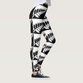 LEGGINGS **MODERNE NOIR ET BLANC CONÇU** (Droite)