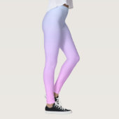 Leggings Moderne Pastel Blue & Pink Ombre (Droite)