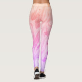 Leggings Moderne rose et mauve (Dos)