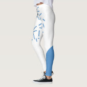 Leggings Moderne, simple, cool, abstrait, motif graphique (Gauche)