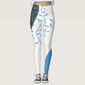 Leggings Moderne, simple, cool, abstrait, motif graphique (Devant)