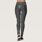 Leggings Moderne, simple, ludique, amusant motif de cercles (Dos)