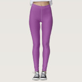 Leggings Moderne Simple Solide dégradé violet motif vague (Devant)