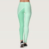 Leggings Moderne tendance et élégant Modèle vert Mint (Dos)