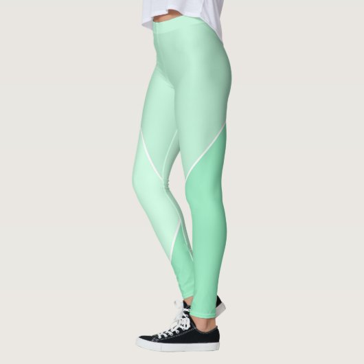 Leggings Moderne tendance et élégant Modèle vert Mint (Gauche)