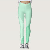 Leggings Moderne tendance et élégant Modèle vert Mint (Devant)