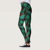 Leggings Moderne -Vert -Brown-Très Nice (Gauche)