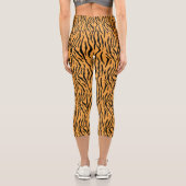Leggings modernes à motif de tigre sauvage (Verso)
