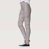 Leggings modernes de Snakeskin beige-gris (Gauche)