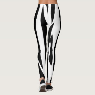 Leggings modernes noir et blanc Minimalisme élég