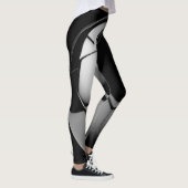 Leggings modernes noirs et blancs (Droite)