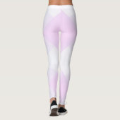 Leggings modernes pour femmes rose bleu violet bla (Dos)
