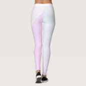 Leggings modernes tendance rose bleu violet blanc (Dos)