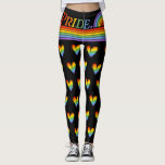 Leggings Mois de fierté Rainbow LGBTQ Amour<br><div class="desc">Pride Mois Rainbow LGBTQ Love Leggings</div>