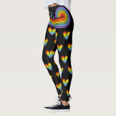 Leggings Mois de fierté Rainbow LGBTQ Amour (Gauche)