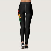 Leggings Mois de l'histoire des Noirs (3) (Dos)