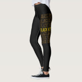 Leggings Mois de l'histoire des Noirs (7) (Gauche)