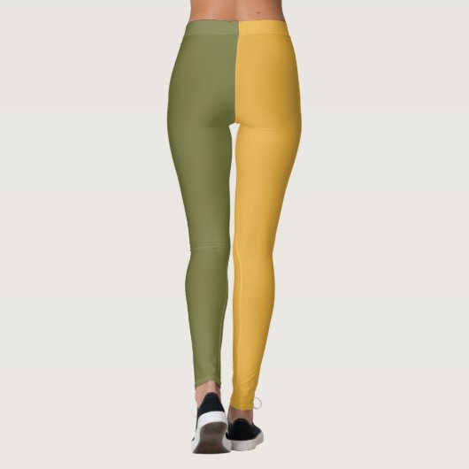 Leggings Moitié décorative et moitié autre (Dos)