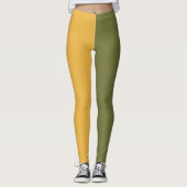 Leggings Moitié décorative et moitié autre (Devant)