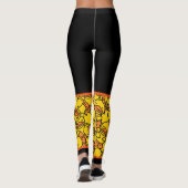 Leggings Moitié plein de canards en caoutchouc (Dos)