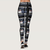 Leggings Mon Équipe Boire A Un Problème De Bowling (Dos)