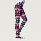 Leggings Mona Lisa Rose vert violet (Droite)