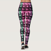 Leggings Mona Lisa Rose vert violet (Dos)