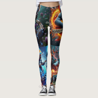 Leggings Monde de Kaos Tights