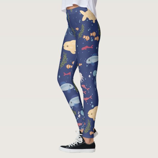 Leggings Monde sous-marin (Gauche)