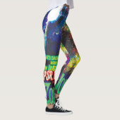 Leggings Mondes Zombie Galaxie d'Halloween (Droite)