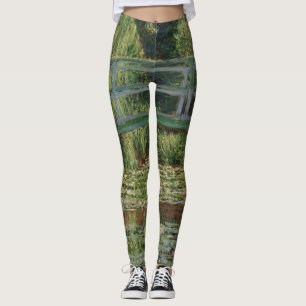 Leggings Monet Japanese Footbridge et Water Lily Pool