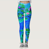 Leggings Monet - Lys d'eau (rouge) (Devant)